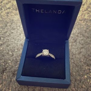 1 Caret 4-Prong Simulated Diamond Ring